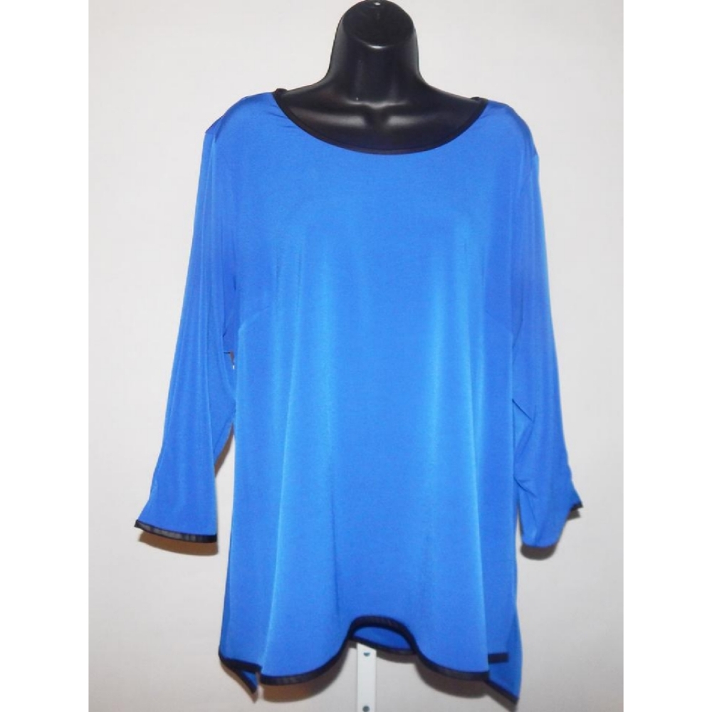 Calvin Klein Blue/Black top 1X